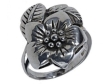 Кольцо в виде цветка, серебро 925 001 02 22-00585 2010 г инфо 7687w.