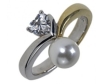 Кольцо, серебро 925,жемч синт,циркон 006 02 21ksp-00071 2009 г инфо 7863w.