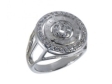 Кольцо, серебро 925, циркон 012 02 21pk-00018 2010 г инфо 8586w.